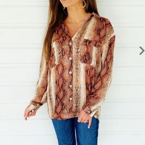 Snake print Blouse
